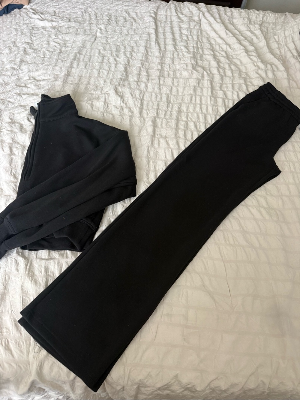 Love Tree Black Straight-Leg Pants